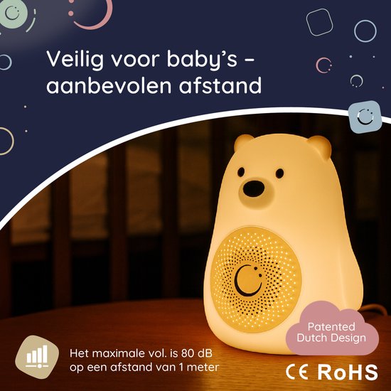 Numsy Bruno White Noise Machine Baby - Weißes Rauschen Gerät - 2025
