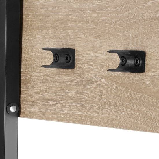tectake - 2er-Set Beistelltische Phoenix klappbar - hellbraun - 404778