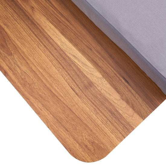 AXI Eos Lounge-Set mit Liege, weiß mit Holzoptik, PSPC – Eckgarnitur mit Tisch – Pulverbeschichtetes Aluminiumgestell – Integrierte Liege – Tischplatte aus PSPC