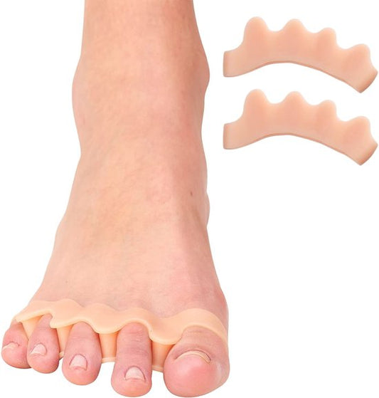 Alyze Toe Spread Silicon - 2 Stück - Hallux Valgus Corrector - Zehenschutz - Zehenspreizer - Zehenkorrektur - Hammer Toe Brace - Körperpflege