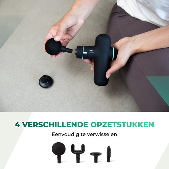 Massagerr® Mini Massage Gun PRO - Entspannungsmassagegerät - Massage Gun Black - Massagegeräte - Entspannung - Professionelles Massagegerät - Massage Gun