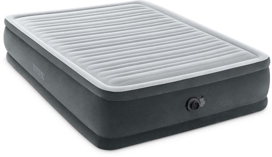 Intex Queen Comfort-Plush Luftbett mit eingebauter Pumpe - 203x152x46 cm