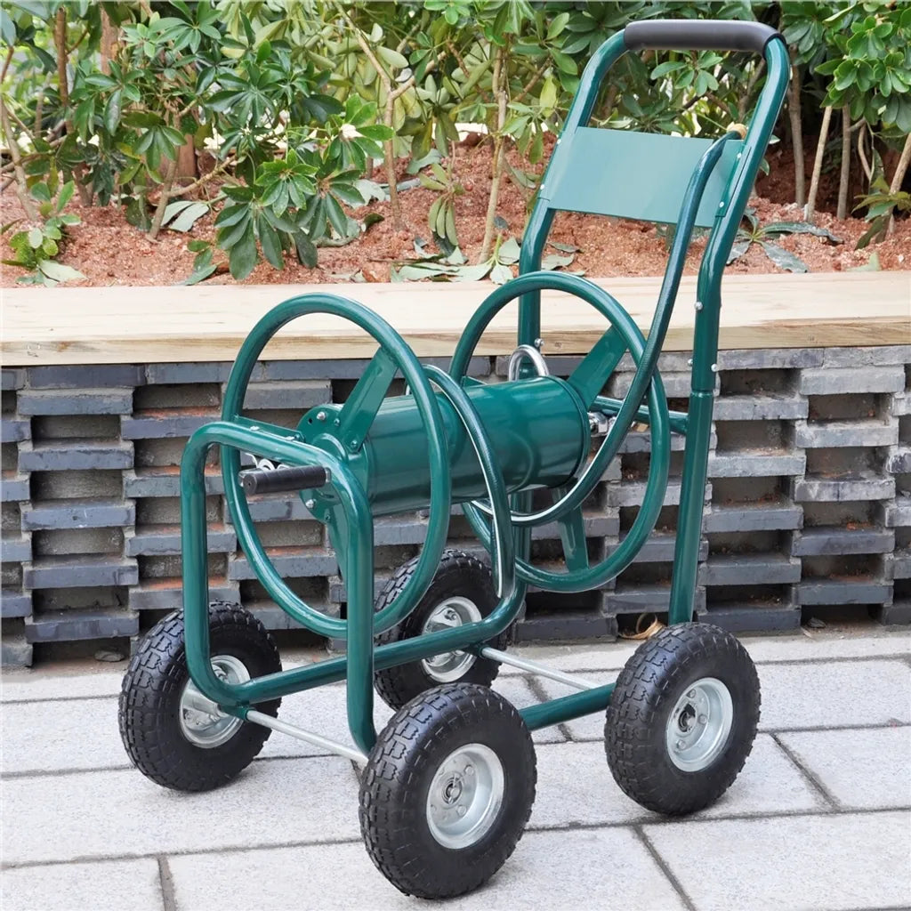 Yaheetech Massive PU-Räder, 2er-Set – Ø 255 x 80 mm – Pannensichere Transportwagenräder mit 16-mm-Achse