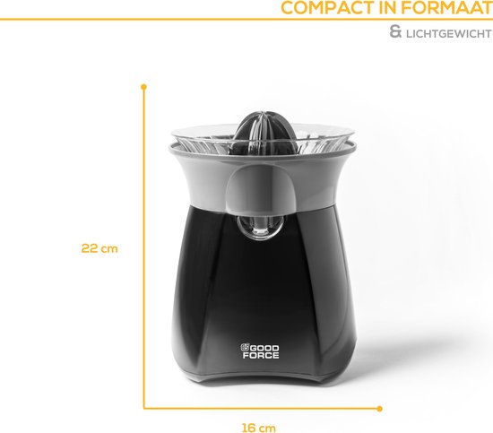 GoodForce Zitruspresse - Elektrische Orangenpresse - Obstpresse - Zitronenpresse