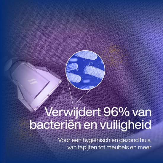 Samako Teppichreiniger V2 - Tragbarer Fleckenreiniger - Sofareiniger - Möbelreiniger - Sitzreiniger - Matratzenreiniger - Dampfreiniger - Reinigungsmaschine