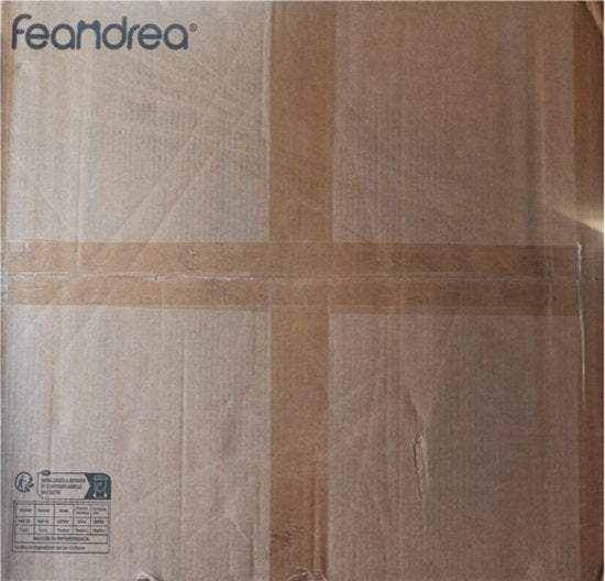 Feandrea – Transportbox – Reisekäfig – 60 x 42 x 42 cm – für Hunde – zusammenklappbar – Oxford-Stoff – grau