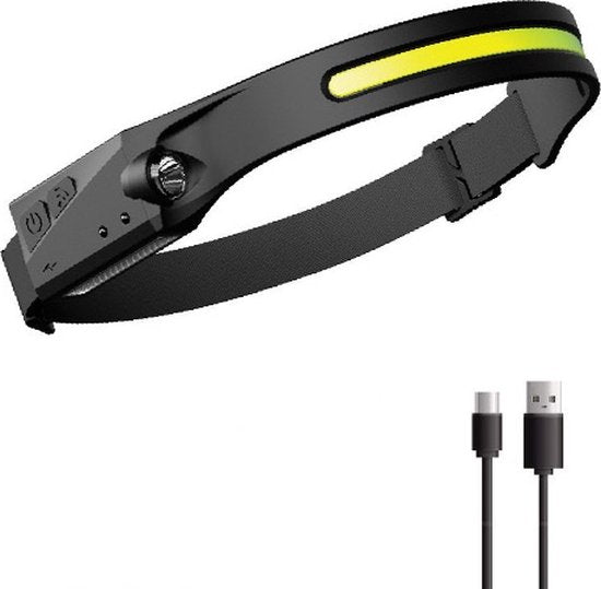 Garpex® Wiederaufladbare LED-Stirnlampe – Wasserdicht – Über USB aufladbar