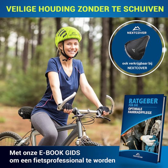 NEXTCOVER® Universal-Regenschutz für Fahrradhelme - 100% wind- und wasserdichter Helmüberzug - Reflektierender Fahrrad-Regenschutz für alle Helme - Wasserdichter Helmüberzug mit reflektierenden Sicherheitsmarkierungen