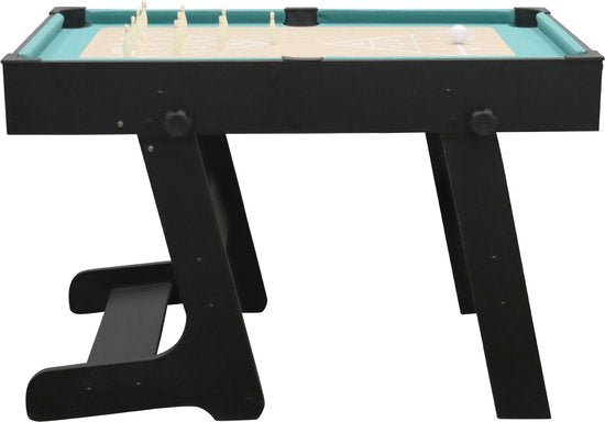 Cougar 16-in-1-Multispieltisch – Schwarzer Spieltisch mit 16 Spielen – Inklusive Zubehör – Für Kinder und Erwachsene