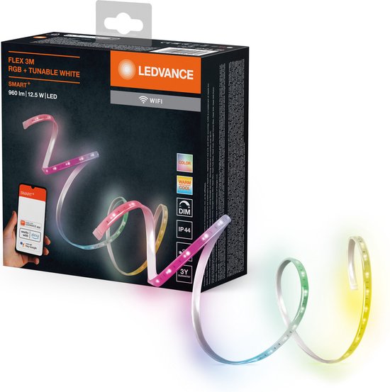 LEDVANCE SMART+ WiFi FLEX OUTD 3M LED-Streifen, weiß, 12W, 790lm