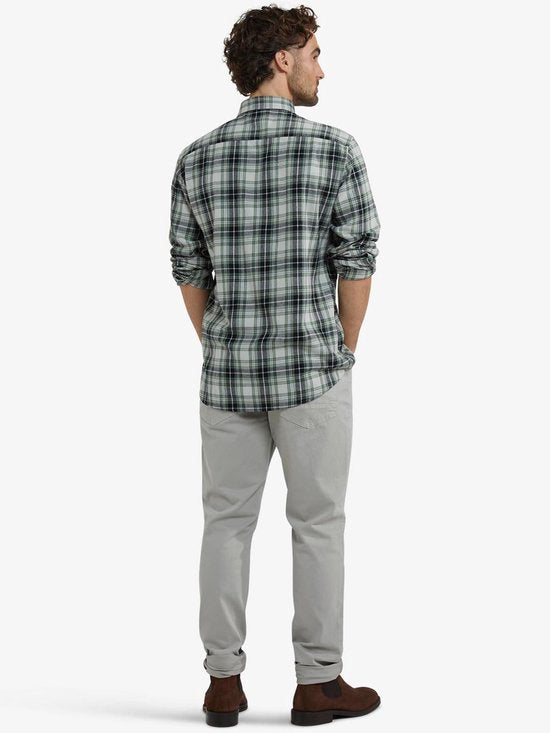 McGregor Hemd Flanell kariert Grün - Größe XL - Männer - Hemden Casual