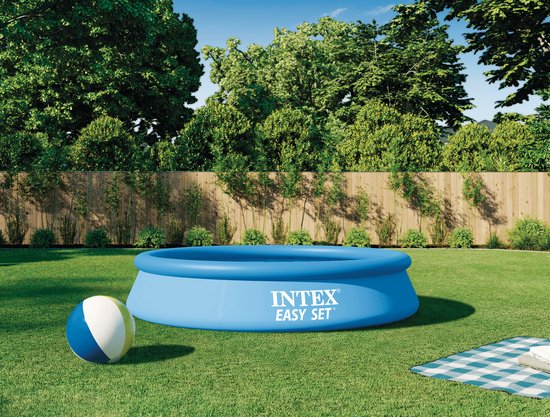Intex Easy Set Aufblasbares Pool Set - Ø 305 x 61 cm mit Filterpumpe