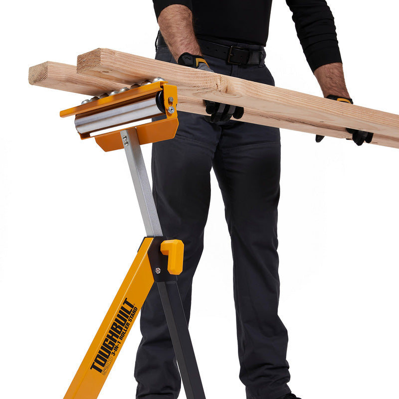 Toughbuilt 3-in-1 verstellbarer Rollenschäkel - 700-1090 mm Höhe - Stahl