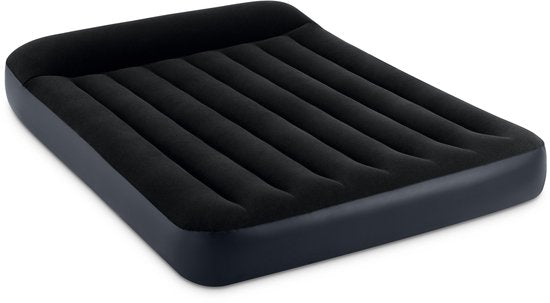 Intex Pillow Rest Classic Luftmatratze mit integrierter Pumpe – 191 x 137 x 25 cm