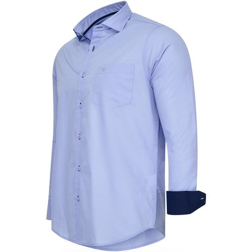 Cappuccino Italia - S - Hemd - Hellblau