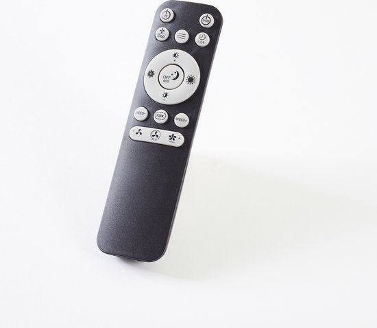 Brilliant Slimline - Deckenventilator - Mit Beleuchtung - LED 40W - 3000K-6500K - Dimmbar - Schwarz mit goldener Blende - Sehr leise