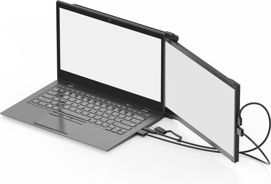 Mobile Pixels Duex Max DS – Tragbarer Monitor – 14,1-Zoll-Monitor – FHD – 60 Hz – Tragbarer Bildschirm – Tragbarer Monitor – Zusätzlicher Laptop-Bildschirm