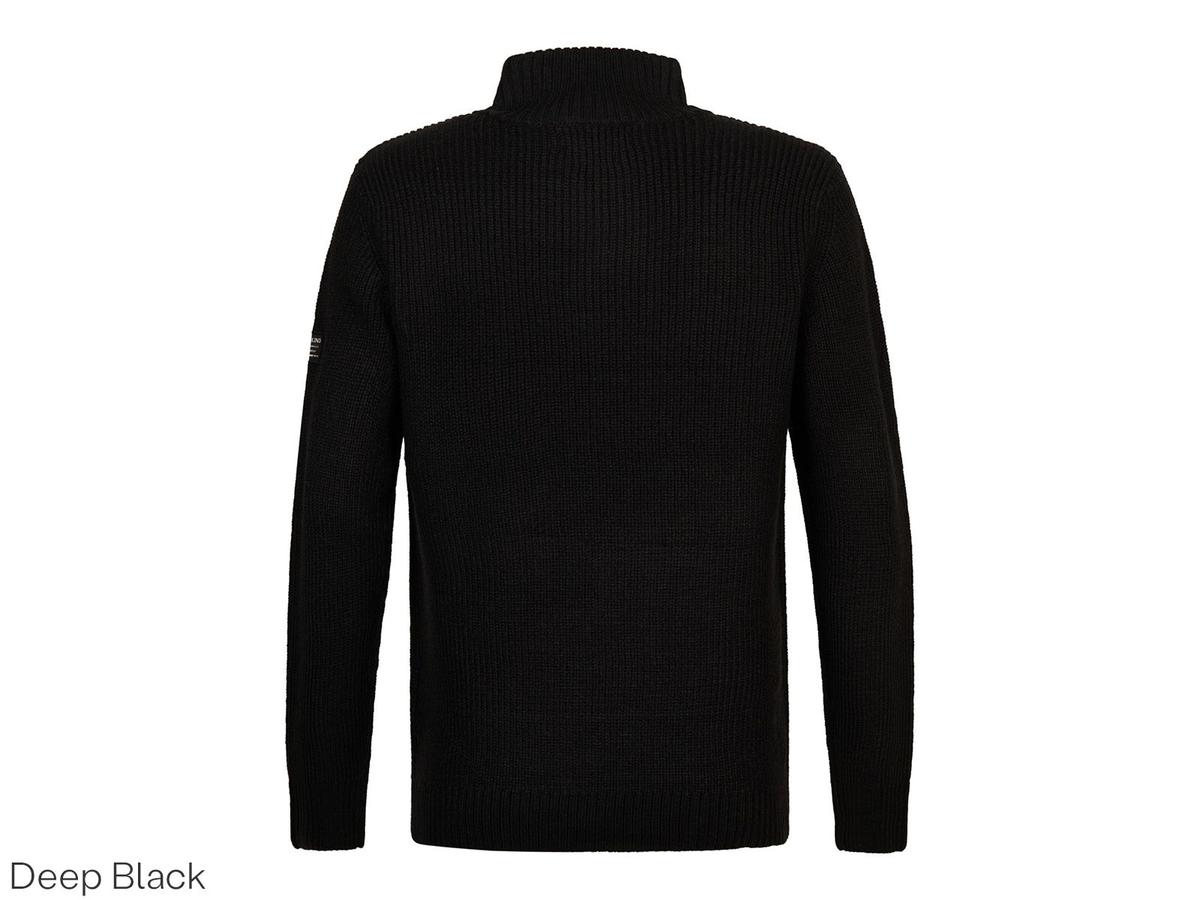 Petrol Industries Pullover – Strickkragen – Größe M – Deep Black