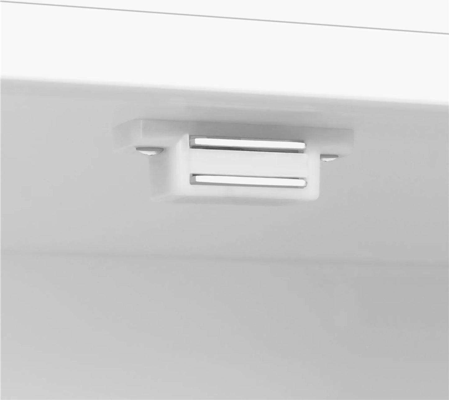Yaheetech Badezimmerschrank mit 4 Schubladen und 1 Schranktür - Ausgestattet mit verstellbarem Einlegeboden und Anti-Kipp-Set und wasserabweisender Beschichtung - Für Bad und Wohnzimmer - Weiß Mdf - 81 x 30 x 81,5 cm