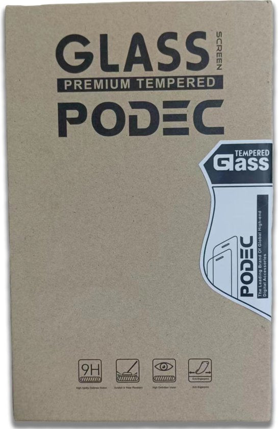 Podec 2er-Set Sichtschutz-Displayschutzfolie für iPhone 16 Pro / 17 Pro – Gehärtetes Schutzglas – Transparent und kratzfest – Displayschutz aus gehärtetem Glas