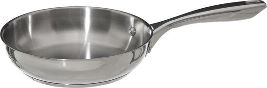 Secret de Gourmet – Bratpfanne – Für alle Kochfelder/Wärmequellen geeignet – silber – Durchmesser 20 cm