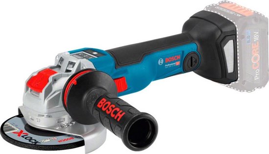 Bosch Professional GWX 18V-10 SC Akku-Winkelschleifer 125 mm X-LOCK 18V Basic Body in L-Boxx – 06017B0400