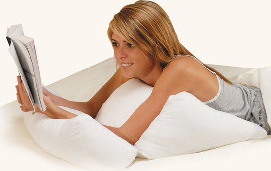 Dreamolino Flip Pillow – 10-in-1-Kissen – Entspannung – Schlafen – Rückenstütze – für Bauch- und Seitenschläfer – Beinkissen – Lesestütze – weiche Füllung