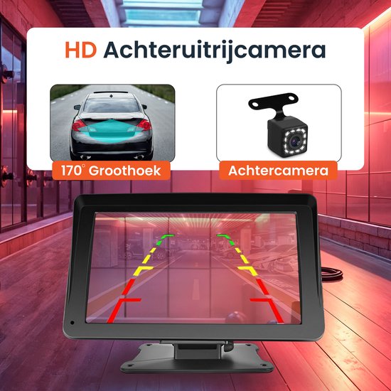 Carplay Bildschirm - Einfache Installation - Für Apple & Android Auto - Kabellos - Autoradio mit Bluetooth - Carplay Bildschirm - Mit Rückfahrkamera - Skoov