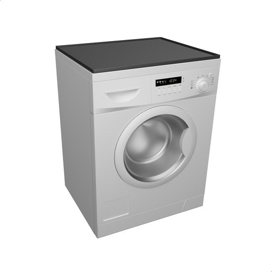 Bodo® Schutzmatte für Waschmaschine & Trockner - Silikonmatte 60x60cm - Schwarz