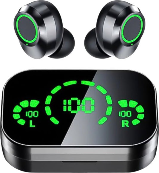 Otiume - Völlig drahtlose Ohrhörer - HiFi-Extra-Bass-Sound - Touch-Bedienung - Drahtlose Ohrhörer - Schweiß- und regenfest - Sport-Ohrhörer - Bluetooth