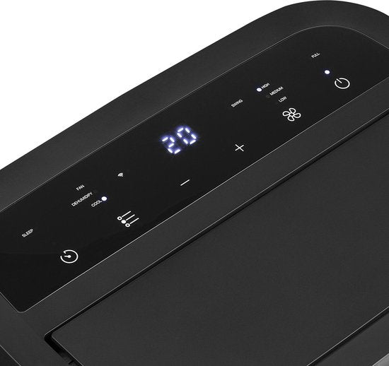 Princess 352900 – Mobile Klimaanlage – Klimaanlage mit Fernbedienung und App – Touchscreen – 80 m³ – 9000 BTU – Weiß