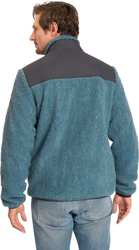 Mario Russo Teddy Vest Ottawa - Herren Übergangsjacke - Blau - Größe M