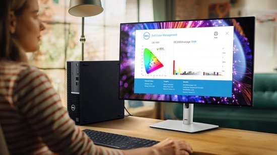 Dell UltraSharp U2724D – QHD-IPS-Monitor in Schwarz – DCI-P3 98 % – Infinity Edge – 120 Hz – 27 Zoll