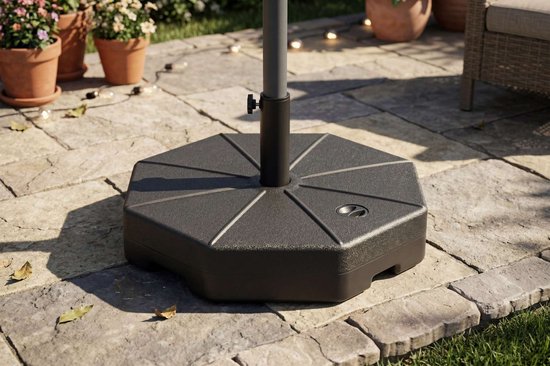 Feel Furniture – Achteckiger, befüllbarer Sonnenschirmständer – 28 l