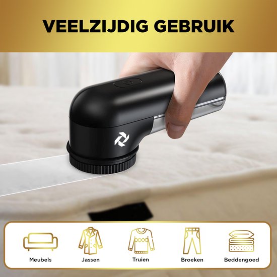 MostEssential Luxus-Fusselentferner - Fusselknipser - Entwirrer - Entwirrer - Kleiderrolle - Kleiderbürste - Fusselentferner - Inklusive 3 Ersatzklingen