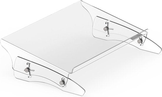 BRASQ Transparenter Acryl-Dokumentenhalter bis zum Format A3 - 7 Positionen - Höhenverstellbar - Neigbar
