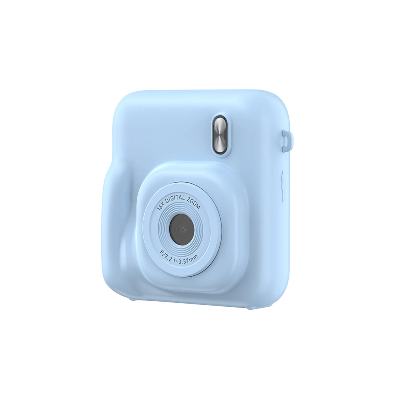 Songdian Kinderkamera mit Sofortdruck DC506 – Blau – 48 MP – Doppelkamera – LED-Blitz – Auch als Webcam nutzbar