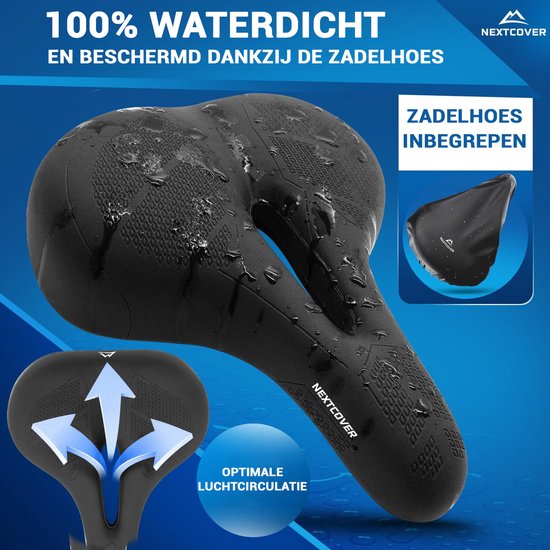 NEXTCOVER® City-Fahrradsattel mit Memory Foam 3.0 – Das Original – ergonomischer Fahrradsattel für Damen oder Herren mit Memory Foam 3.0 für maximalen Fahrkomfort – bequemer, weicher Fahrradsattel