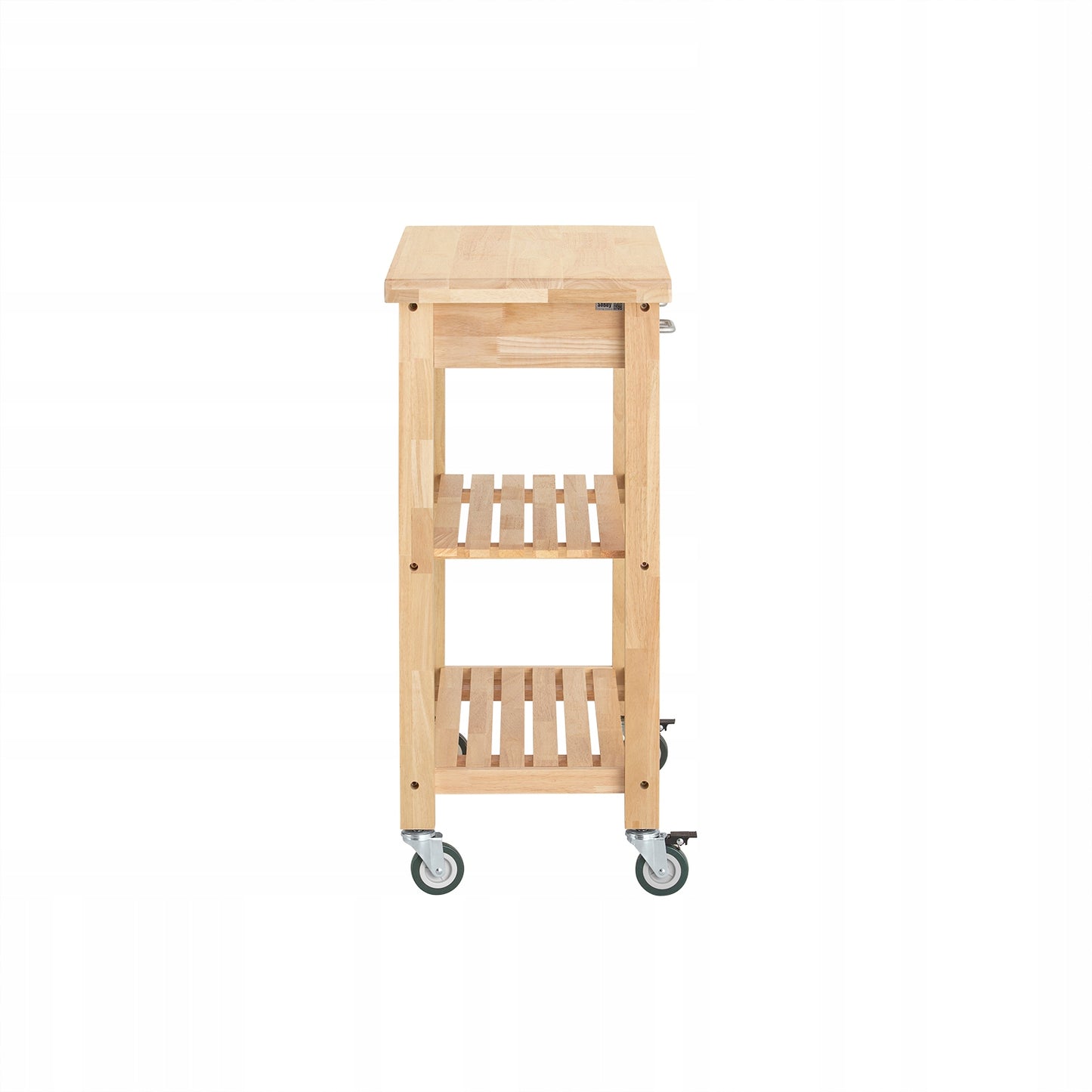 SoBuy Küchenwagen FKW24-II-N – Buchenholz – 40 x 80 x 90 cm