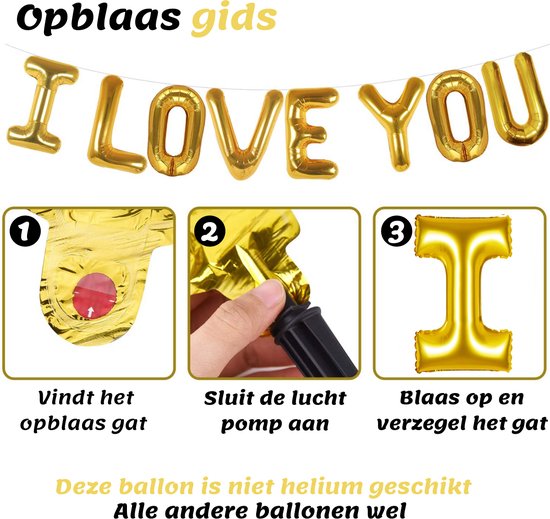 Feestio Valentinstag Dekorationsset - Dekoration - Girlande - Inkl. 1000 Rosenblüten - Geschenk für Mama / Sie