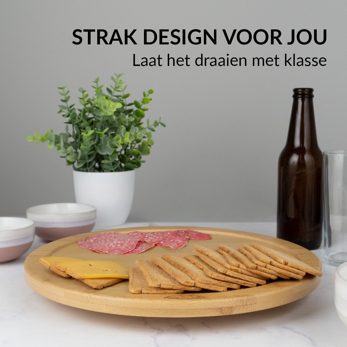 Nimma Drehteller - Ã˜30cm - Lazy Susan für Getränke, Essen, Catering, Büroorganisation - Langlebig