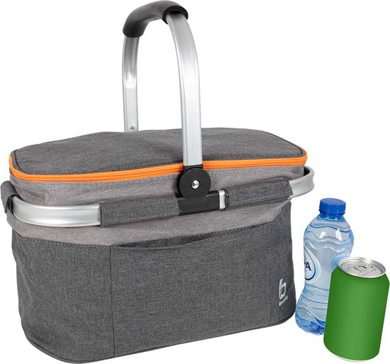 Bo-Camp – Kühltasche – Kühlkorb – Grau – Polyester – 20 Liter