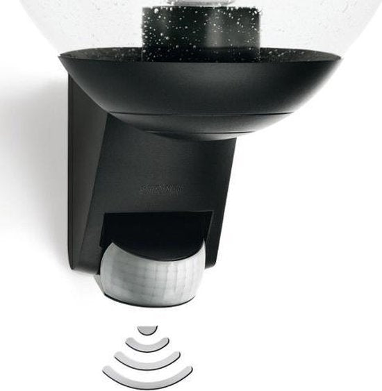 Steinel Außenleuchte mit Bewegungsmelder L858S – E27-Fassung – max. 60 W – schwarz