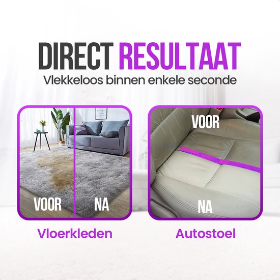 Strex Carpet Cleaner Extra Powerful - Fleckenreiniger / Möbelreiniger / Matratzenreiniger / Sofa-Reiniger - 2 Aufsätze