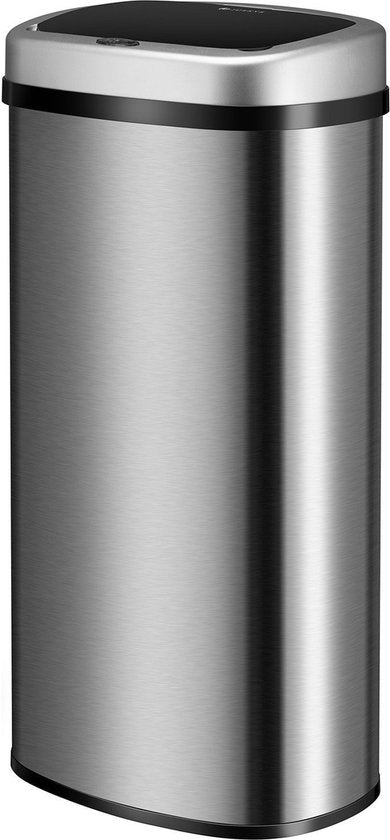 Automatischer Abfallsammler / Abfallsammler / Sensorabfallsammler - 70 Liter - Silber - Rechteckig