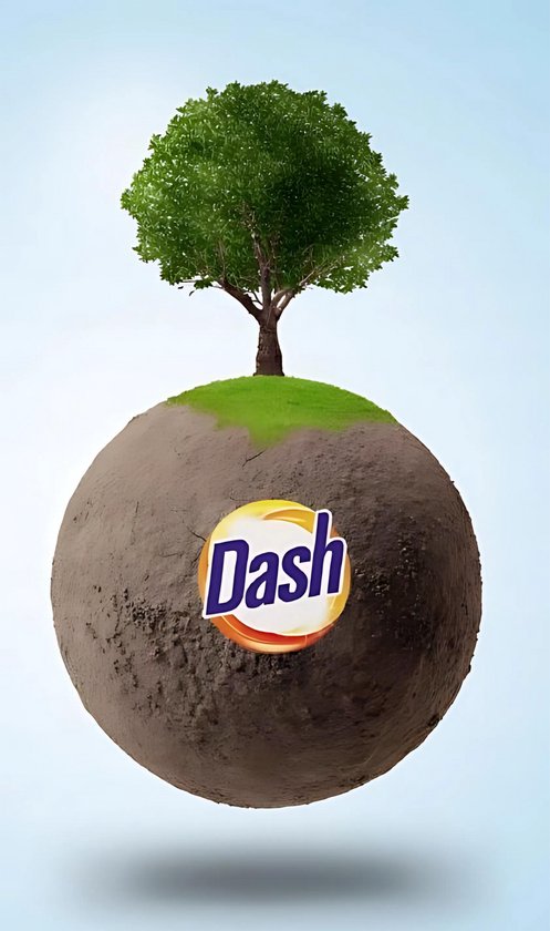 Dash 2w1 – Waschmittel – Farbschutz – 50 Waschgänge – 2,25 l