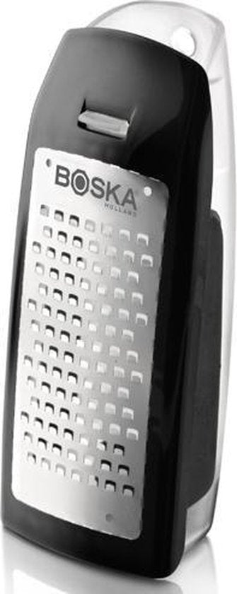 Boska Easy Reibe - Tischreibe - Edelstahl - Schwarz - Mit Auffangschale