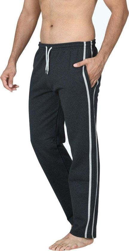 Pierre Calvini - Herren Jogginghose - 2er Pack - Marine Anthrazit - M - Herren Schlafanzug - Herren Jogginghose mit geradem Bein - Herren Trainingshose - Herren Hausanzug