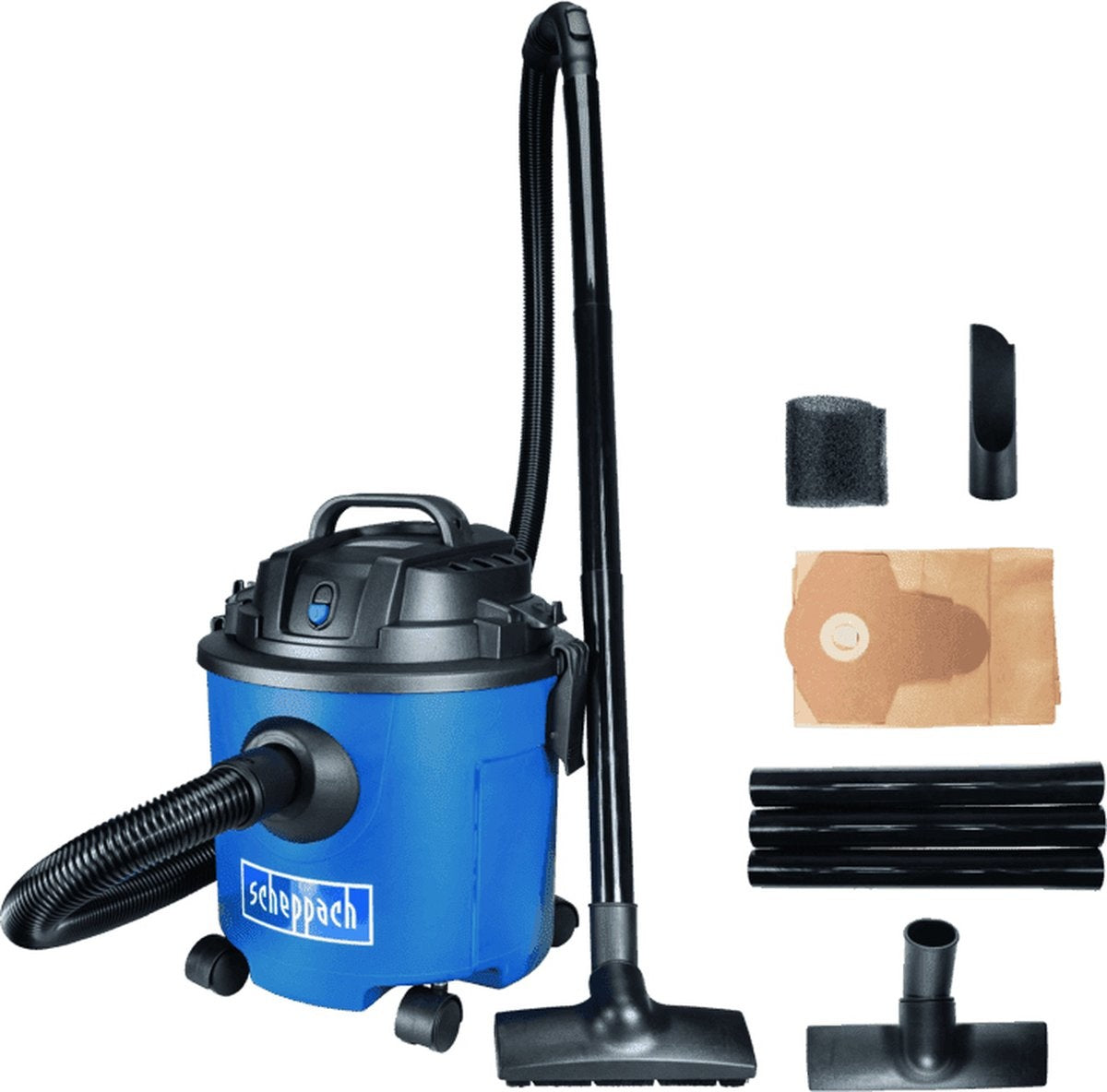 Scheppach NTS16 Allzwecksauger | Nass & Trocken - Ausblasfunktion - 16 Liter