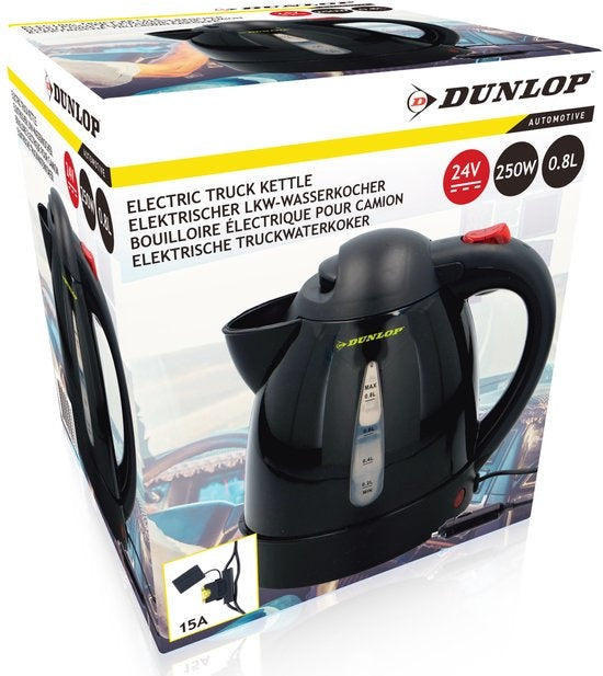 Dunlop - Reisewasserkocher - 24 Volt - 0,8 Liter - für LKW und Wohnmobil